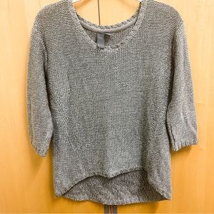 QUINN knitted gray sweater